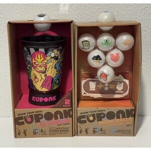 CUPONK Game Bundle El Campeon Cup & Ping Pong Refill with Stickers NEW SEALED